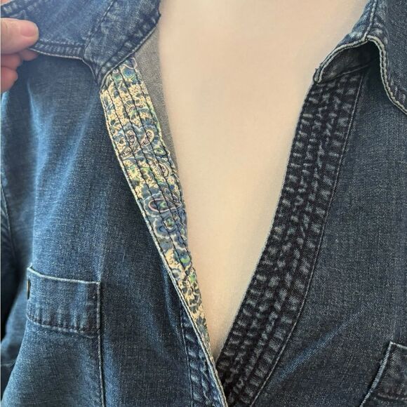 Tommy Hilfiger Dark Denim Button-Up Shirt - Picture 3 of 7